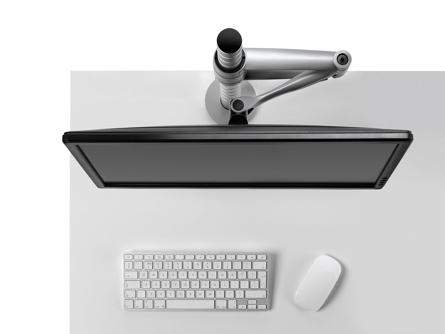 办公辅件|显示器支架|办公家具|登录入口家具|Wishbone 台面显示屏（立柱）支架